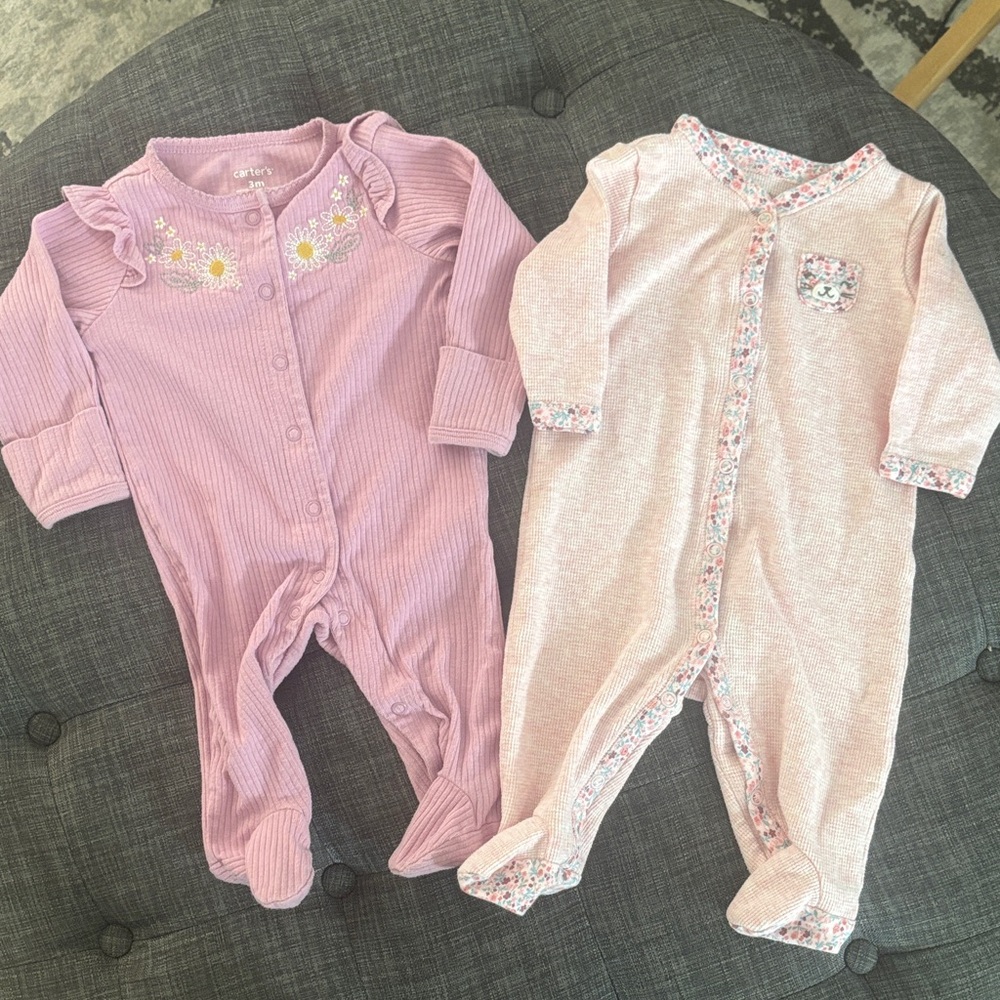 Cotton Baby Footies PJ Onesies